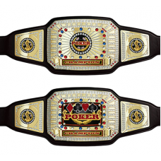Championship Belt - "Poker Champion" Gold